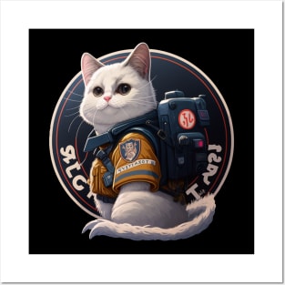 Space Cat Posters and Art